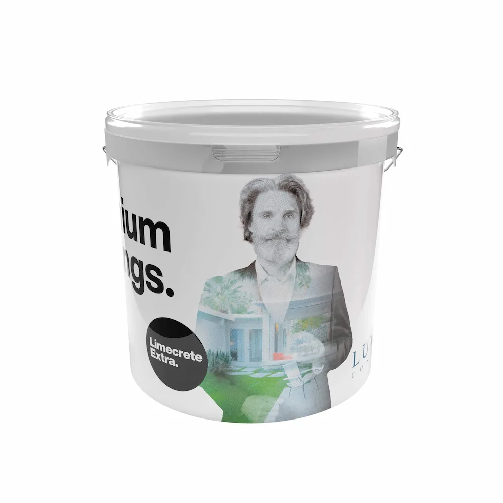 Seau de micromortier à base de chaux Limecrete EXTRA